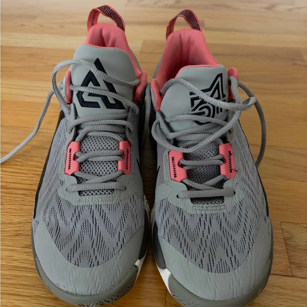 Nike Gray and Peach Sneakers